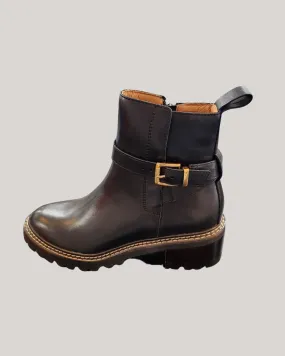 EOS Lindt Leather Boot - Black Rasta Shoes Adidas