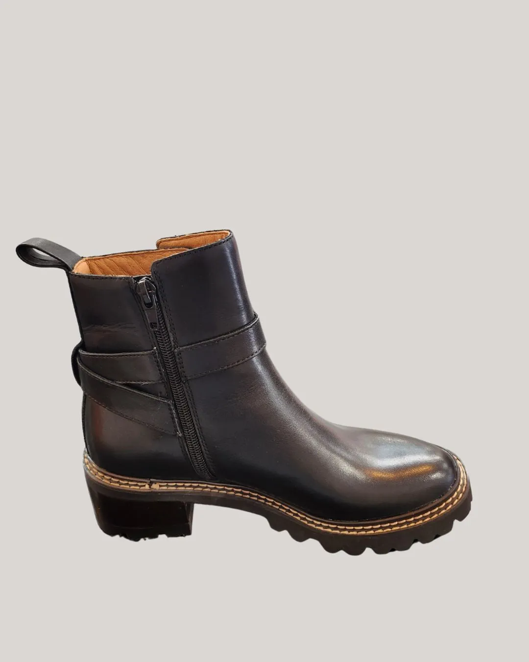 EOS Lindt Leather Boot - Black Adidas Shoe Wear