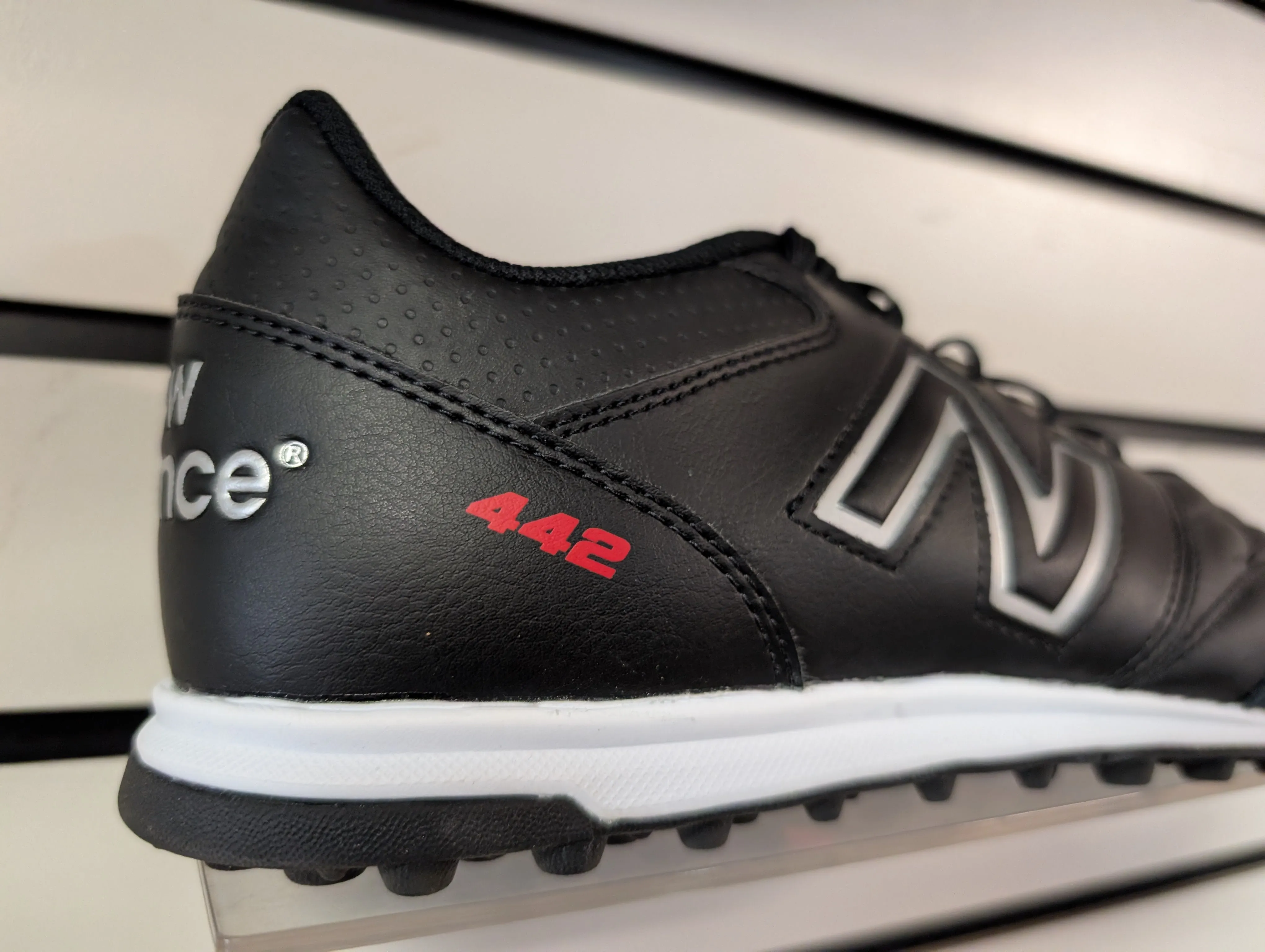 Trendy Women's New Balance New Balance 442 V2 Team Turf Soccer Shoes Black Leather