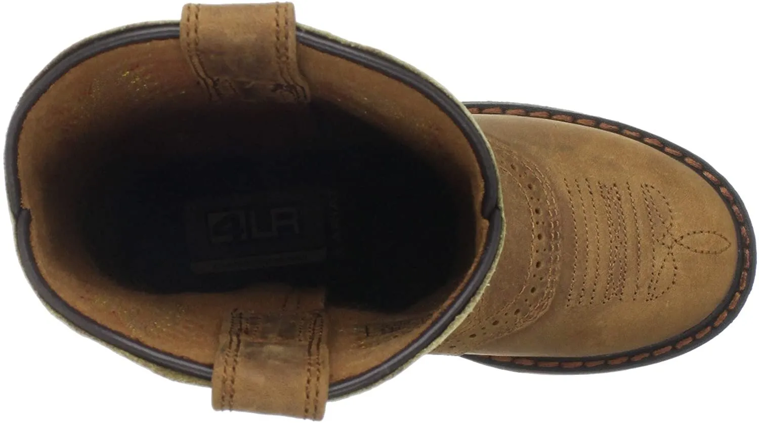 Ariat Youth Workhog Pull on Work Boot, Aged Bark/Army Green Adidas Shoes With Design