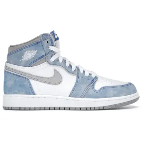 Adidas Basketball Shoes 2010 Jordan 1 Retro High Hyper Royal Smoke Grey (GS)