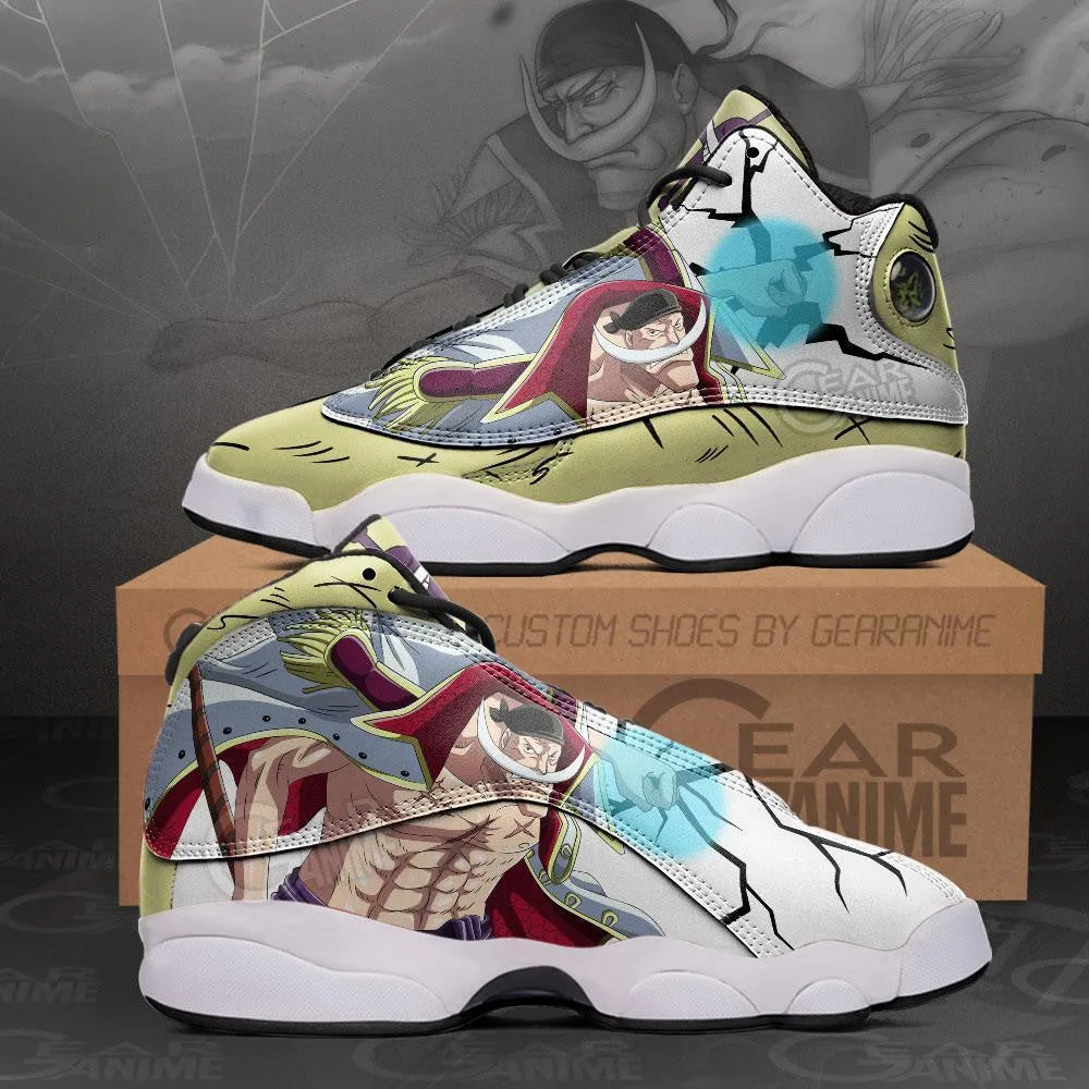 Edward Newgate Whitebeard Sneakers Custom Anime OP Shoes Asics Vs Nike Tennis Shoes