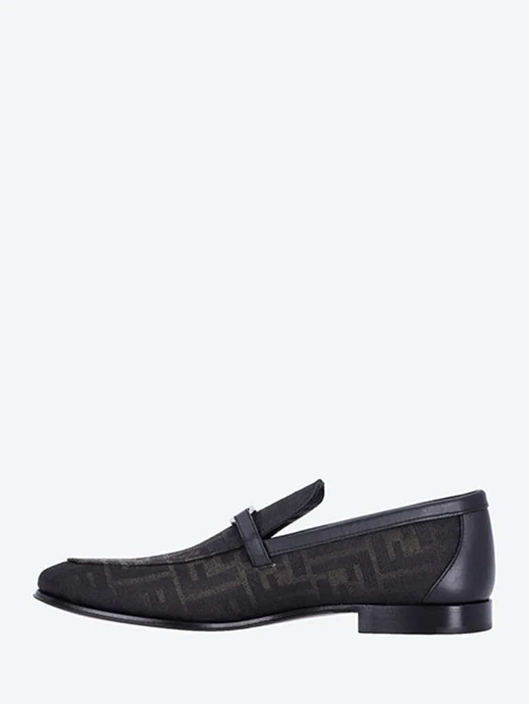 G.h. Bass Loafers Fendi olock tessuto ff loafers
