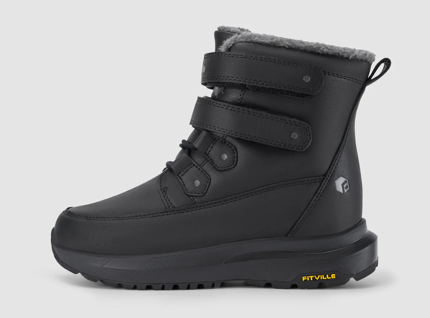 Flat Tire Shoe Prank FitVille Women's CozyCore Winter Boots V11