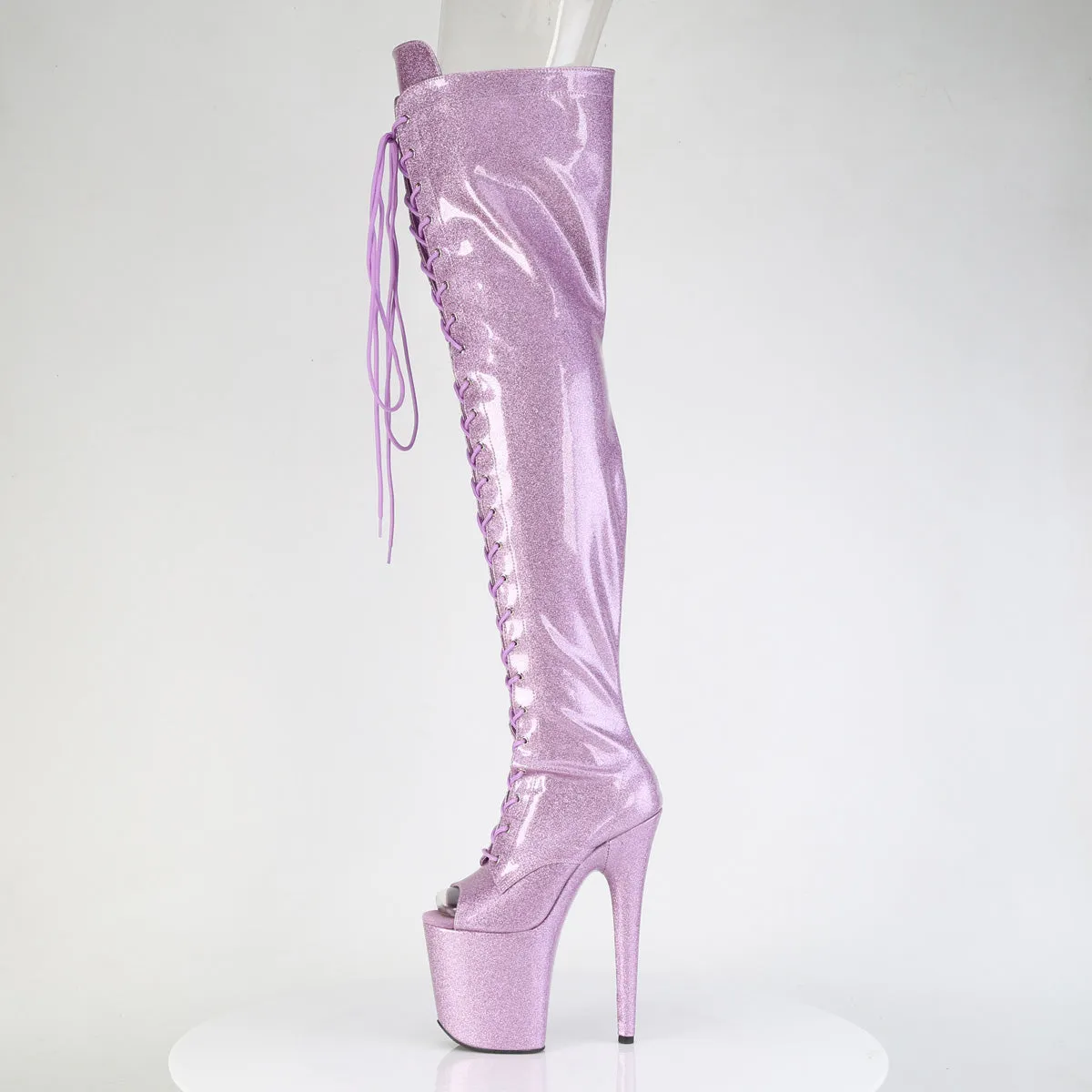 FLAMINGO-3021GP Pleaser Lilac Glitter Sexy Platform Shoes (Pole Dancing Heels) Asics Duomax Shoes Price