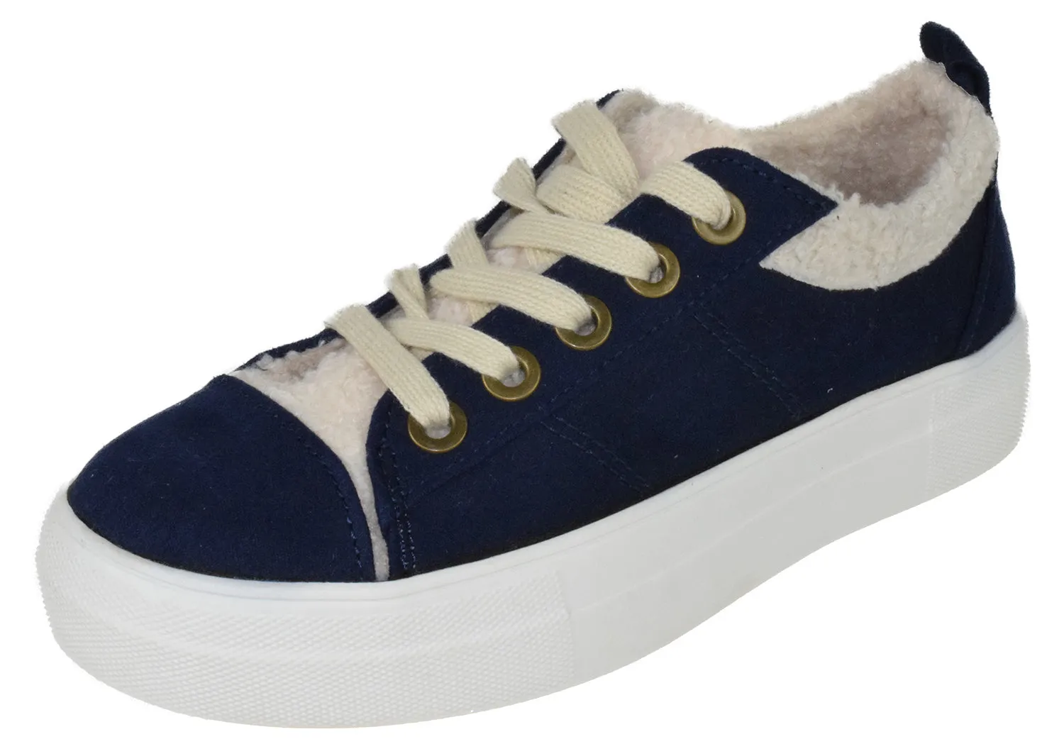 ENDEAR-G Navy Soda Penny Loafers Style