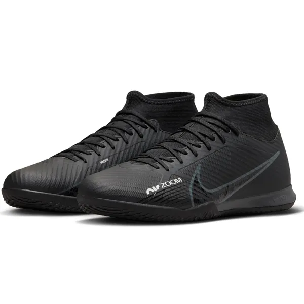 Nike Zoom Superfly 9 Academy Indoor Shoes (Black/Dark Smoke) Asic Exeos Wrestling Shoes