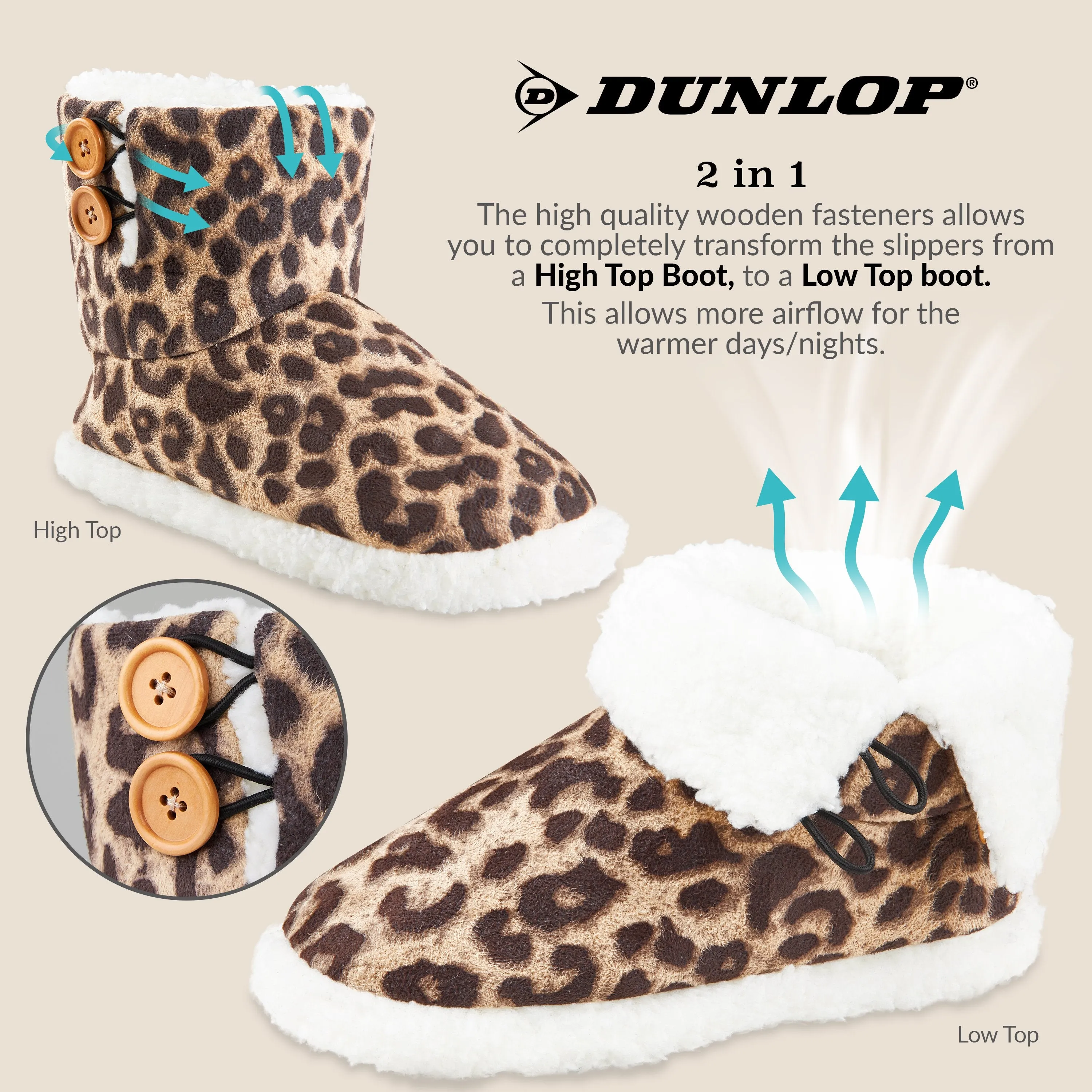 Dunlop Faux Sheepskin Warm Memory Foam Indoor Outdoor Bootie Slippers for Ladies Highest Rated Steel Toe Work Boots