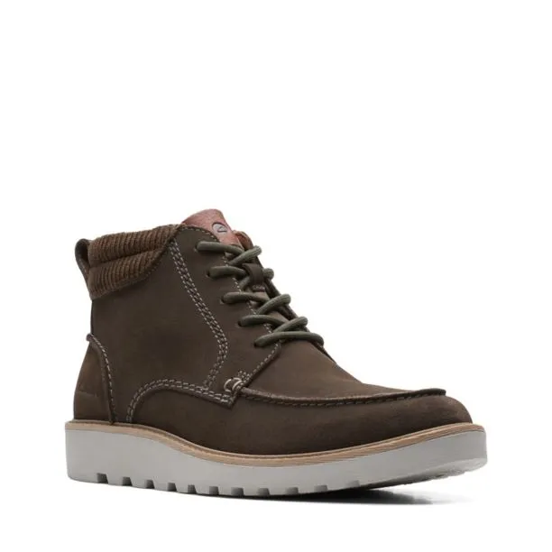 Asics Running Shoes 9.5 Clarks Men's Barnes Mid - Dark Grey Suede