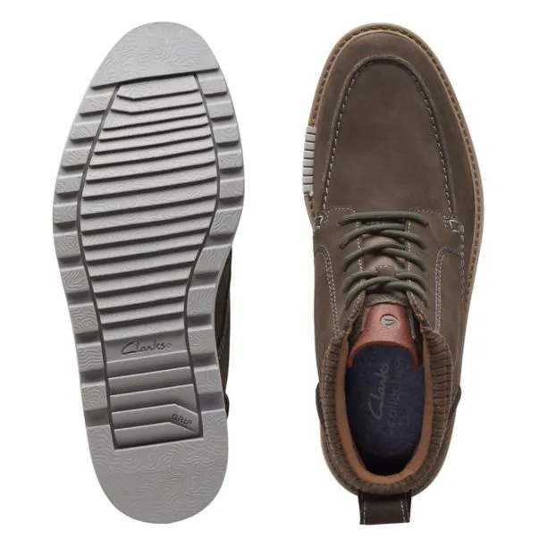 Asics Gel-nyc Shoes Clarks Men's Barnes Mid - Dark Grey Suede