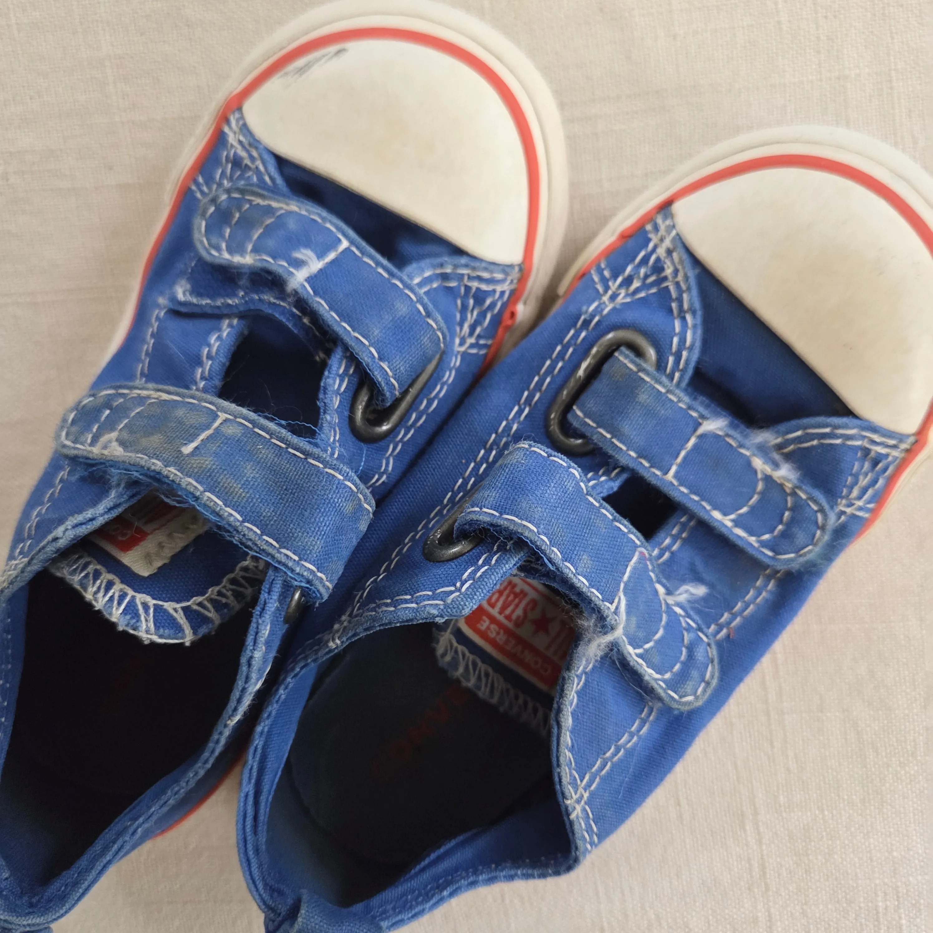 Asics Gel Running Shoes Converse Blue/Orange Velcro Shoes toddler 9