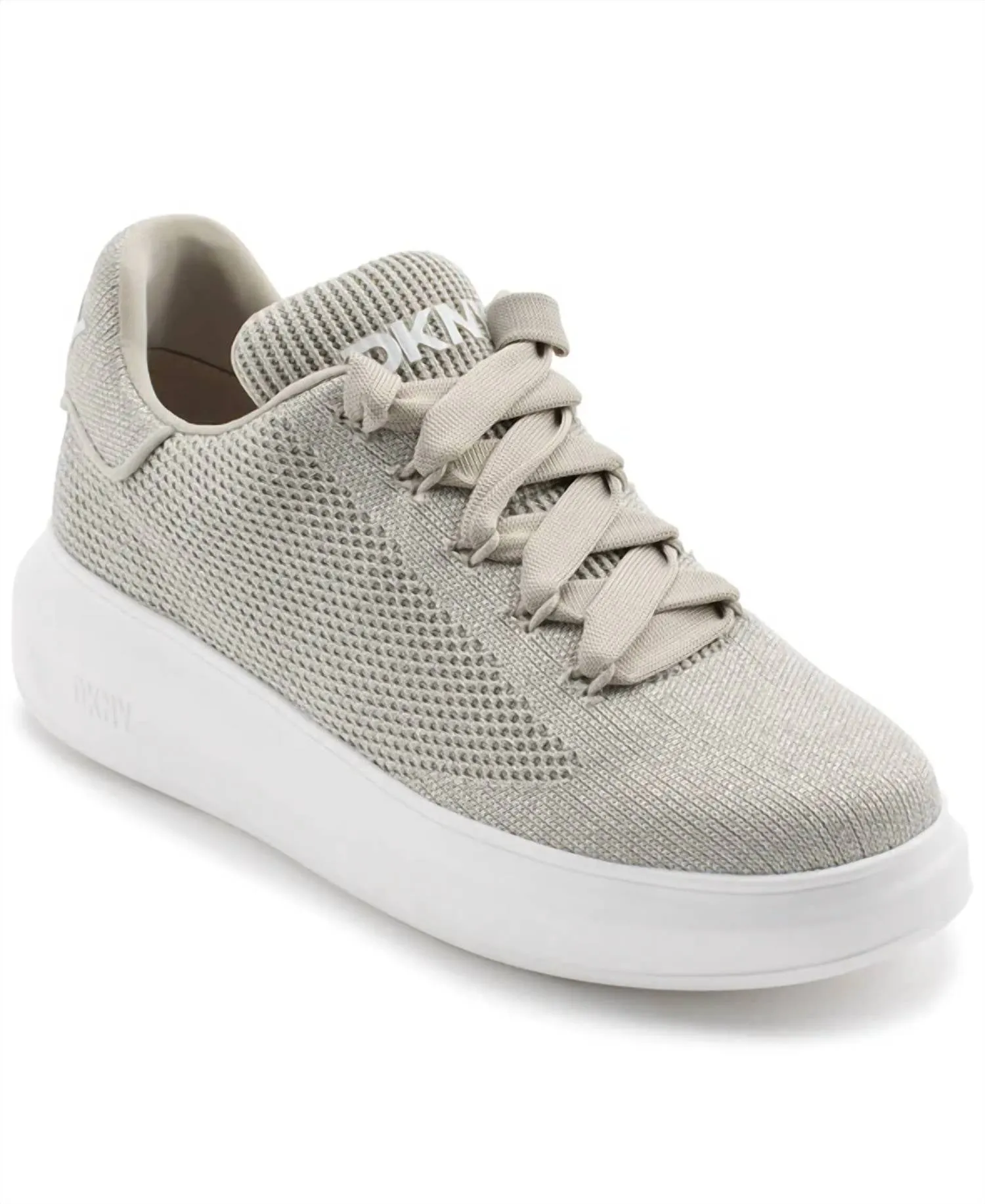 Flower Sneakers Dkny - Women's Jewel Knit Lace Up Sneaker