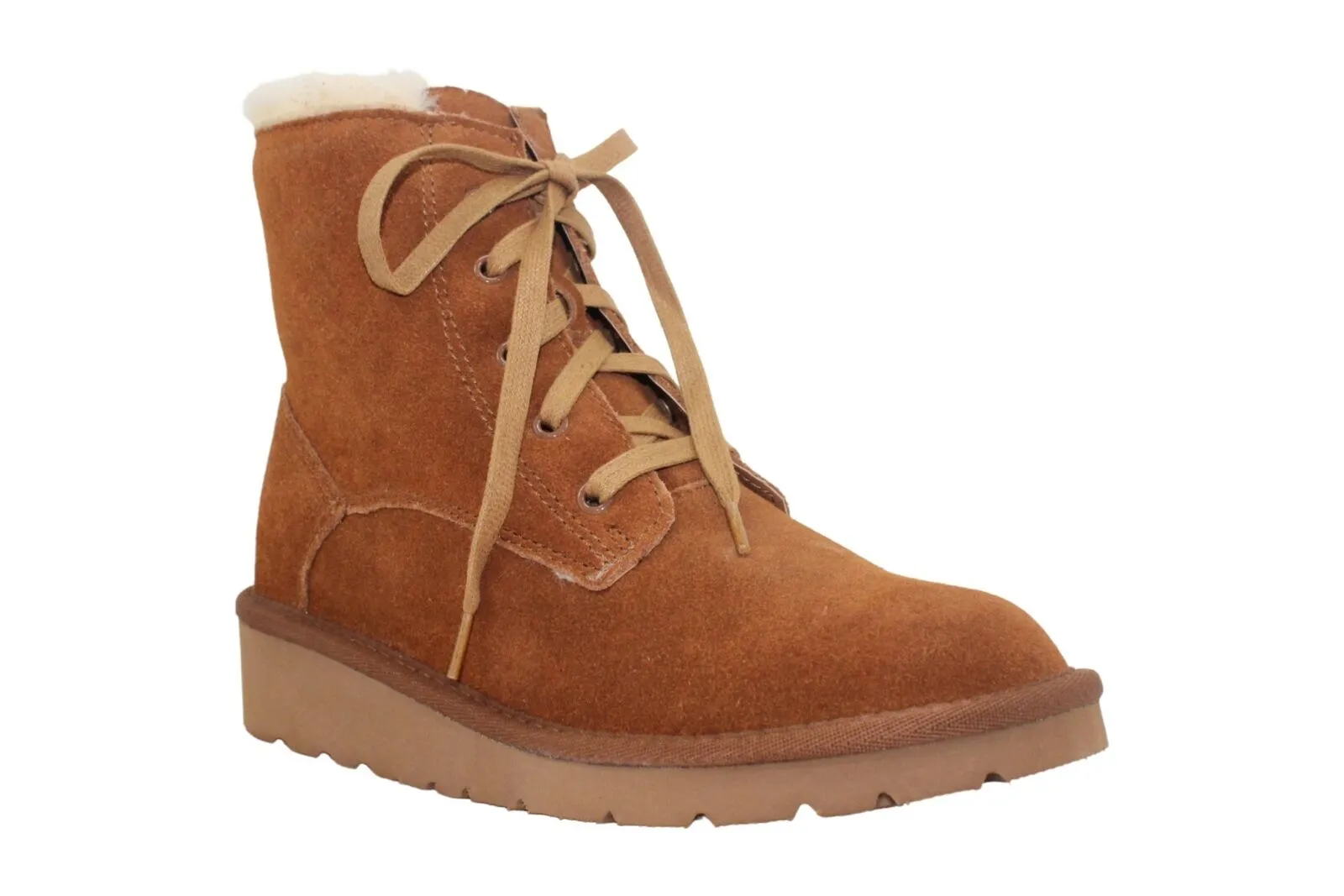 STYLE & CO WOMENS ABBBAA COLD WEATHER LACE-UP BOOTS  Color MED BEIGE SIZE 8M Adidas Fitness Shoes