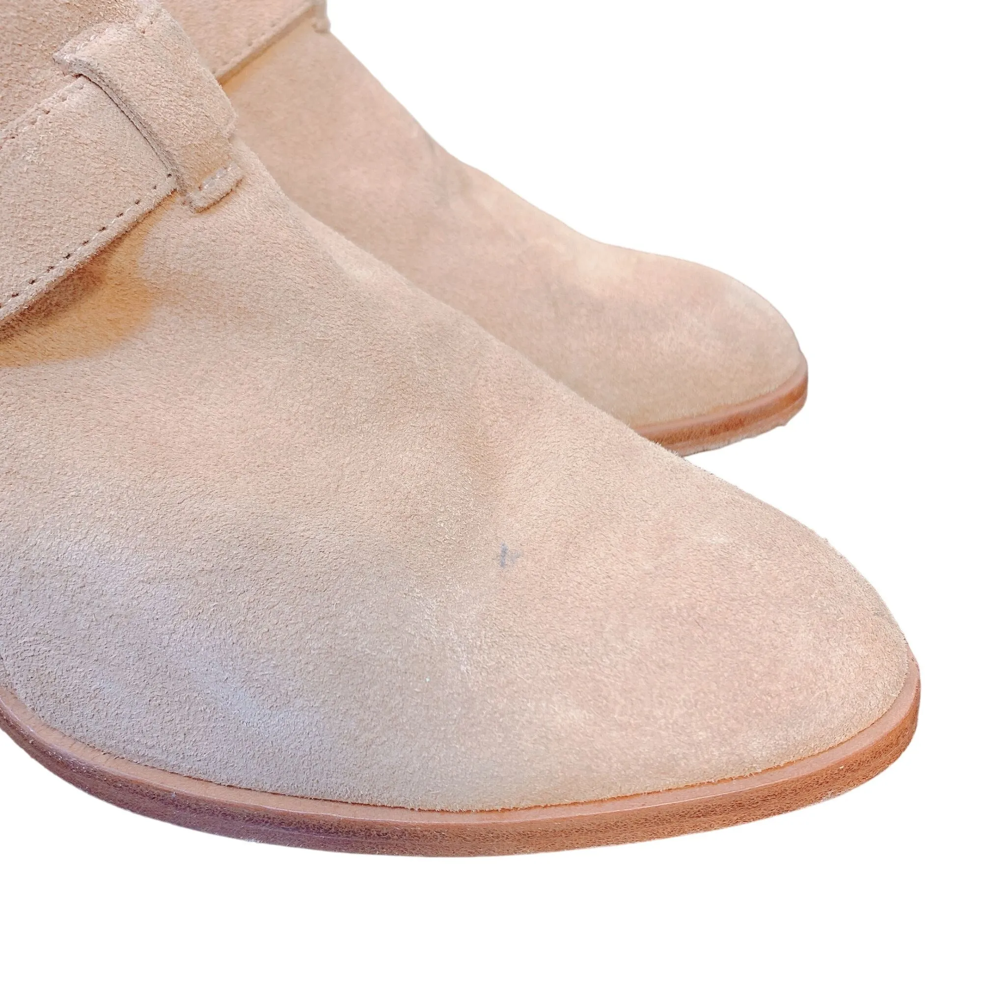 Rag & Bone Tan Suede Ankle Booties With Strap 7 Adidas Shoes All Types