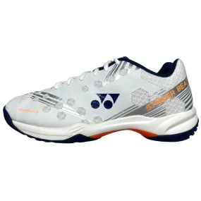 Asics Extra Wide Golf Shoes Yonex Power Cushion Strider Beat Men's Indoor - White/Orange