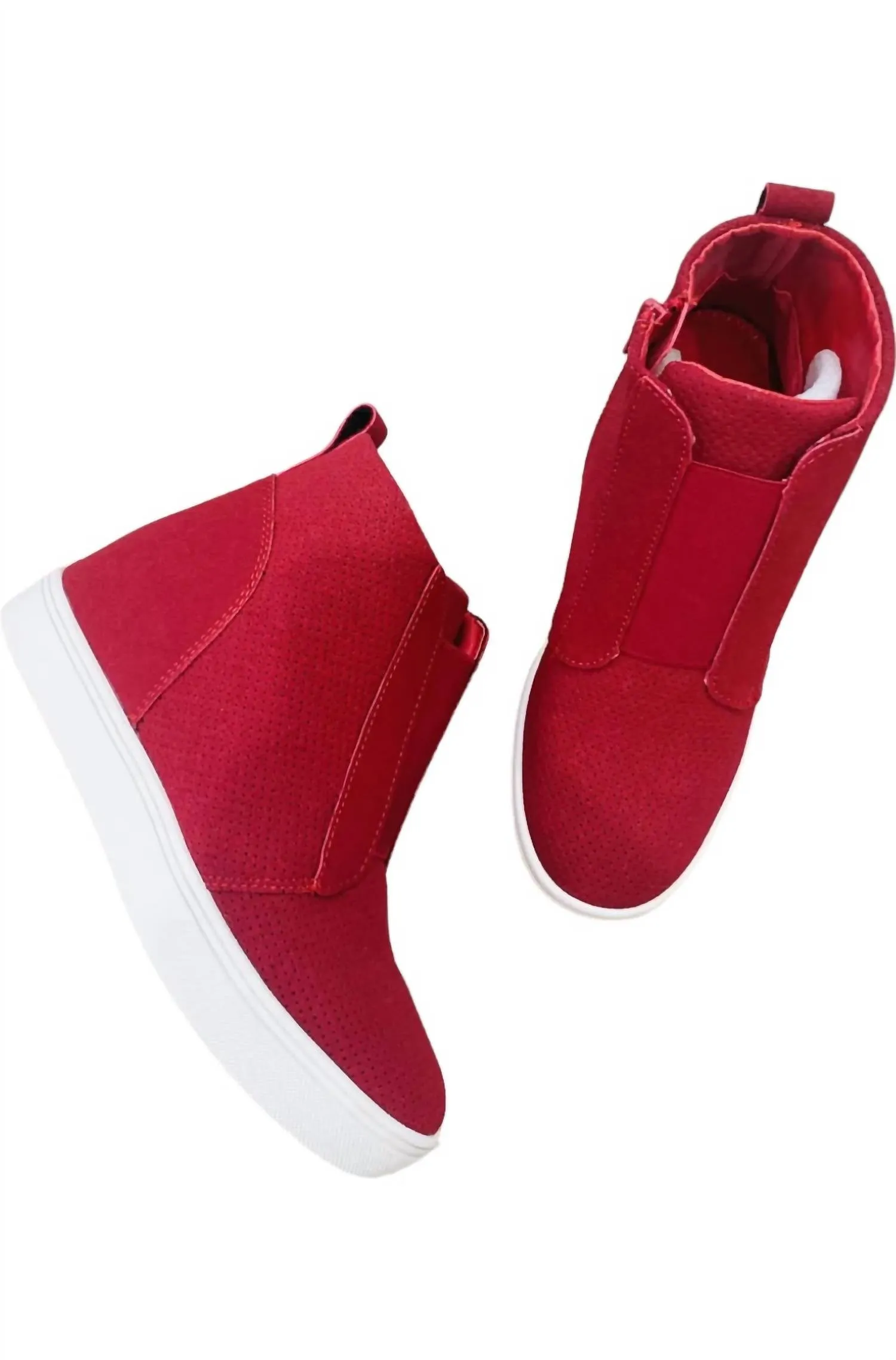 Corkys Footwear - Women's Wedge Killeen Shoes Plush Sneakers