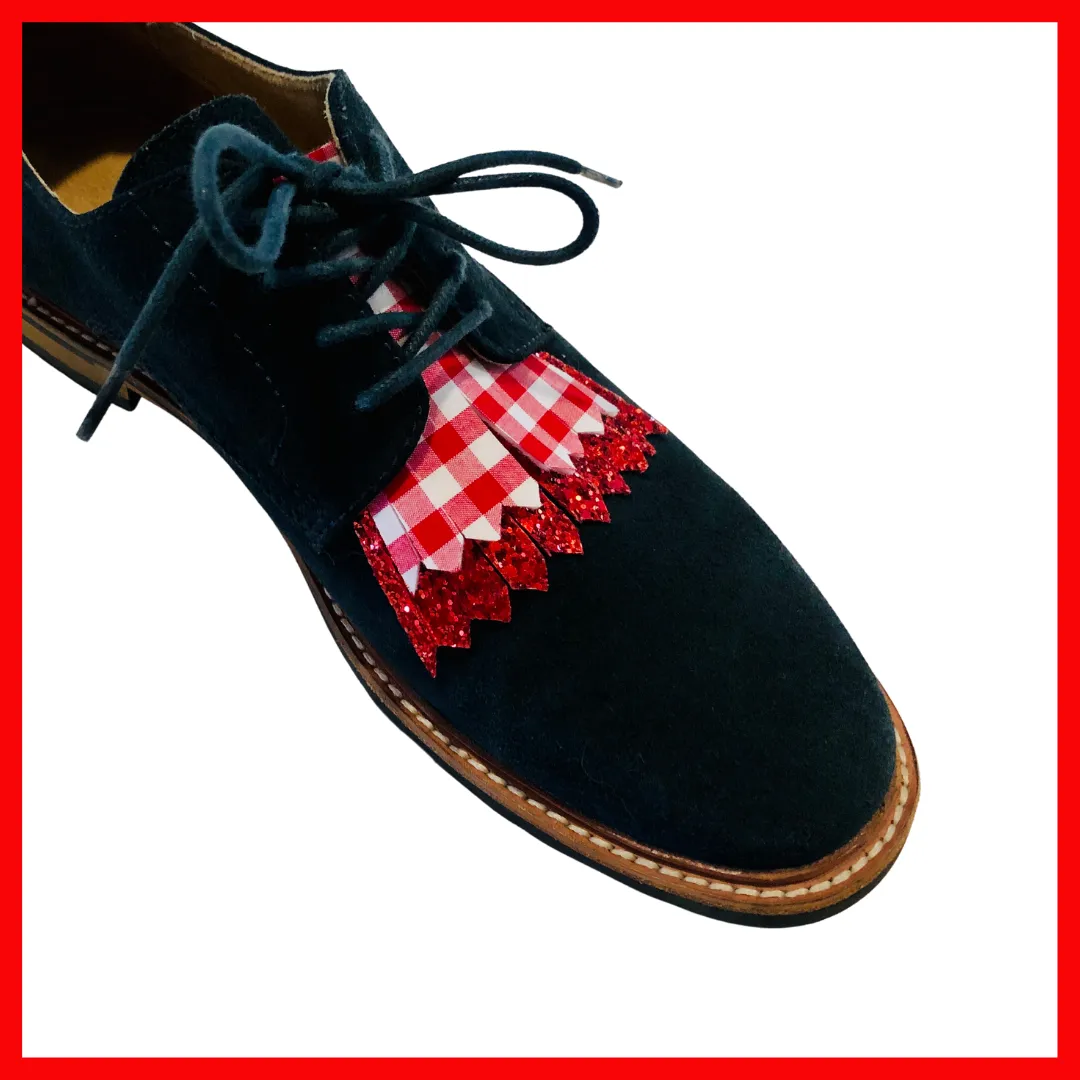 Fringetastic Shoe Lashes - Dorothy in Oz Asics 90s Shoes