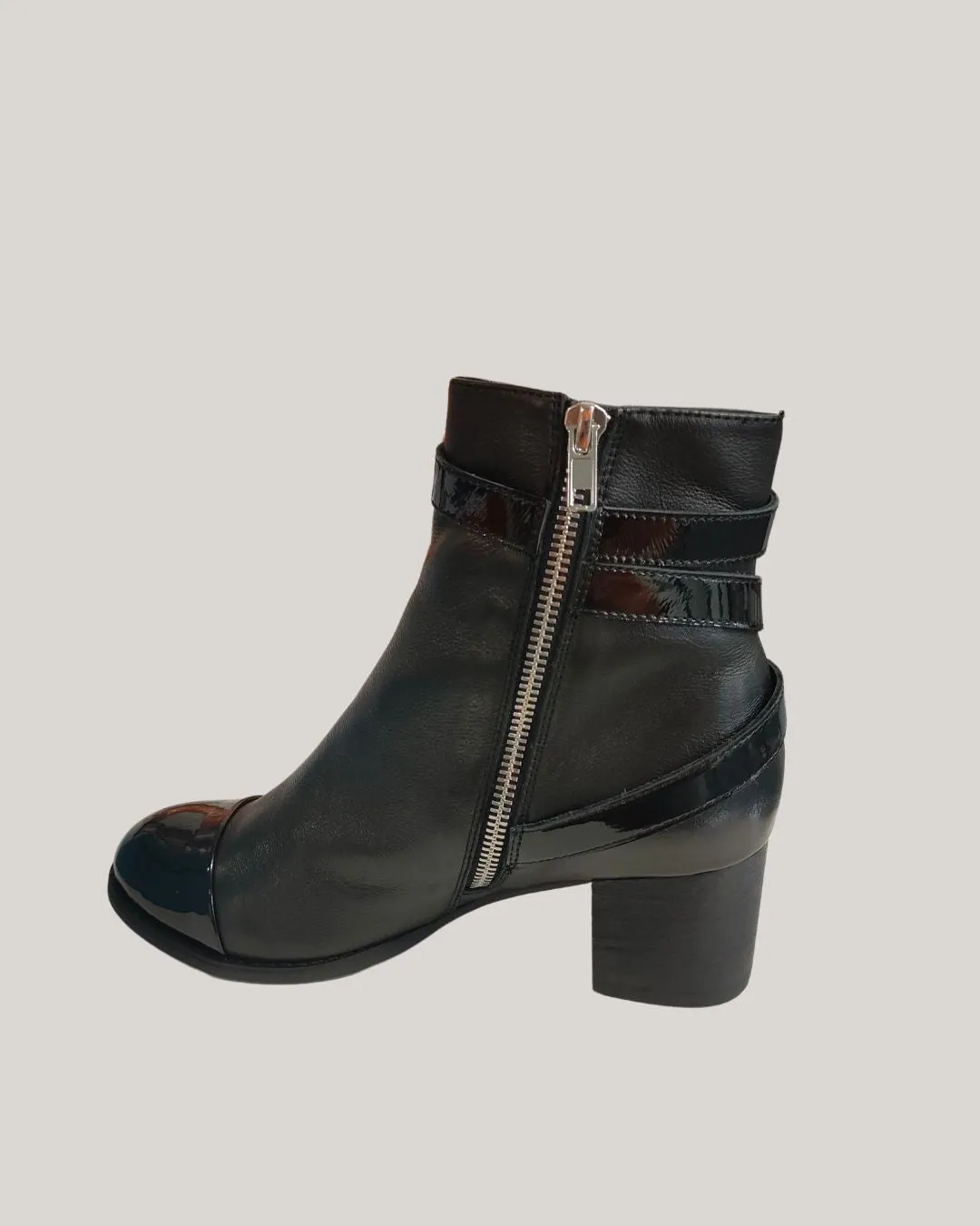 High Shoes Adidas Django & Juliette Sadzis Leather Boot - Black/Black