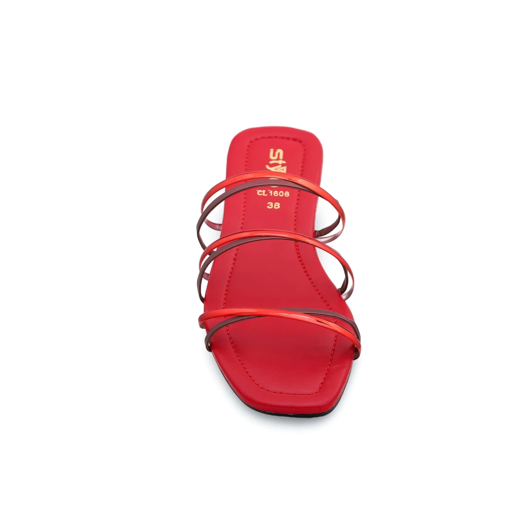 Non Slip Slippers Red Casual Slipper CL1608