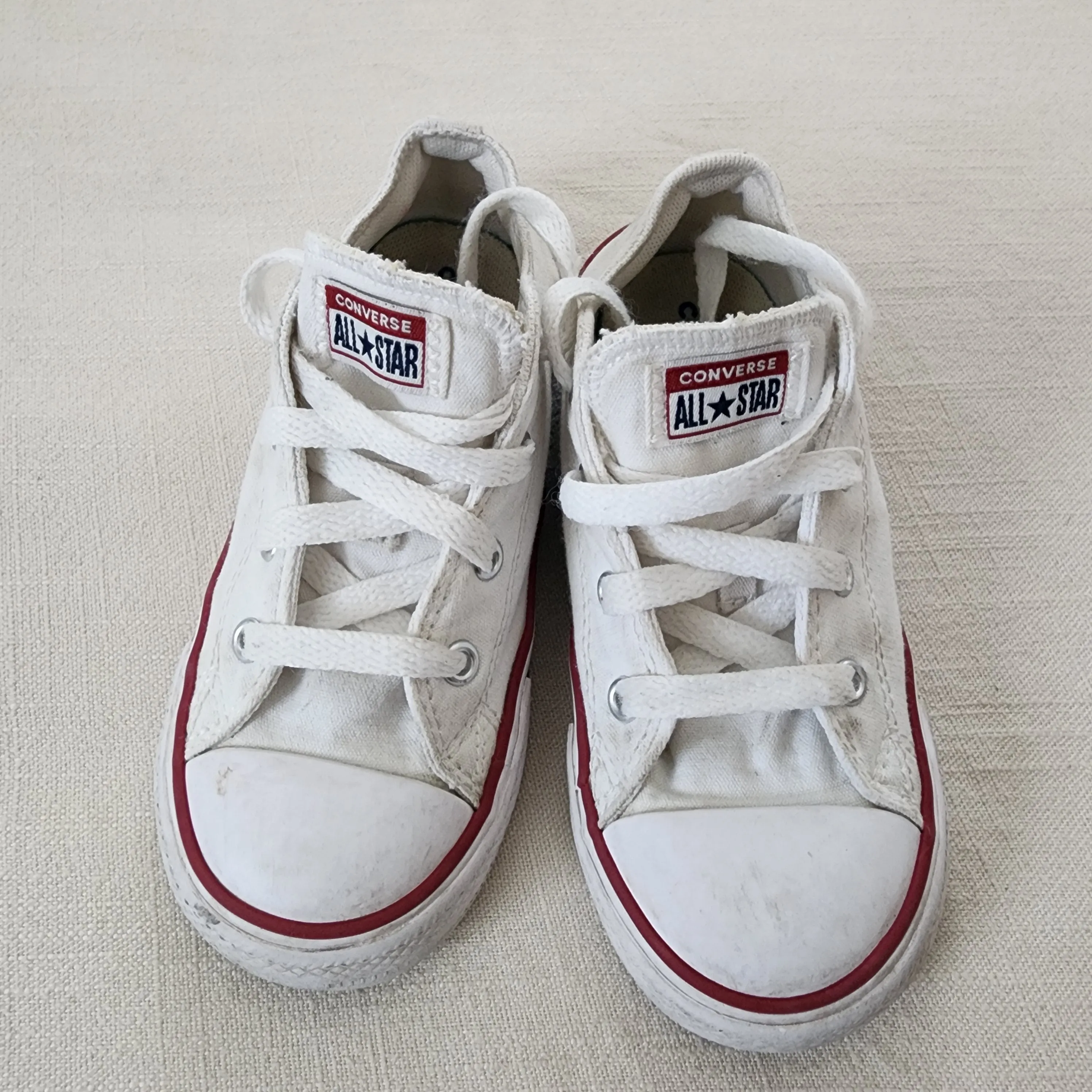 Converse White Allstar Shoes toddler 10 Asics Shoes 4d Guidance System
