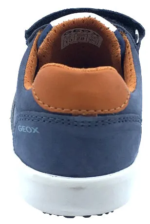 Dan Gable Asics Wrestling Shoes GEOX Boy's Alonisso Sneakers, Blue/Orange