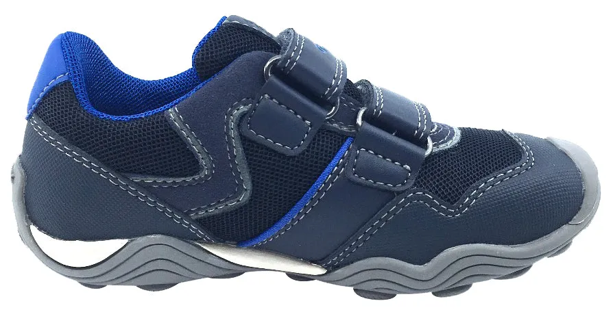 GEOX Boy's Arno Hook and Loop Sneaker (Navy/Royal Blue) Asics Tennis Shoes Differences