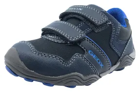 GEOX Boy's Arno Velcro Sneaker Tennis Shoes (Dark Navy/Royal) Asics Shoe Reviews