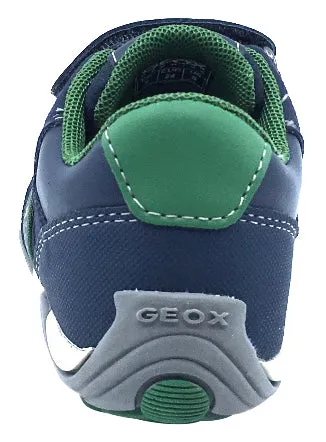 GEOX Boy's Arno Velcro Sneaker Tennis Shoes, Navy/Green Asics Gel 8 Running Shoes