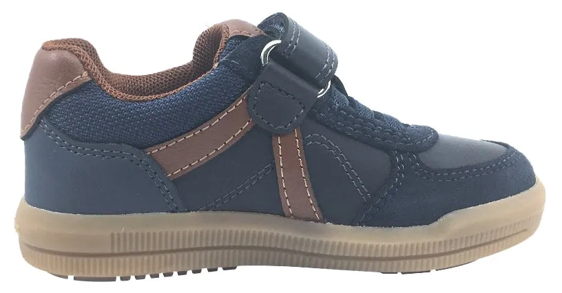 Best Asics Waterproof Shoes Geox Boy's J Arzach Sneaker Shoes, Navy/Brown