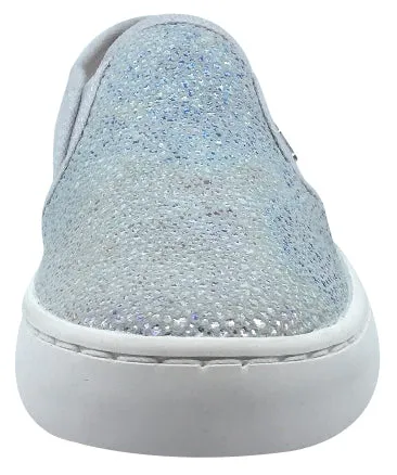 Asics Running Shoes Release Dates Geox Girl's Kilwi Grey and Silver Slip On Sneaker Shoe