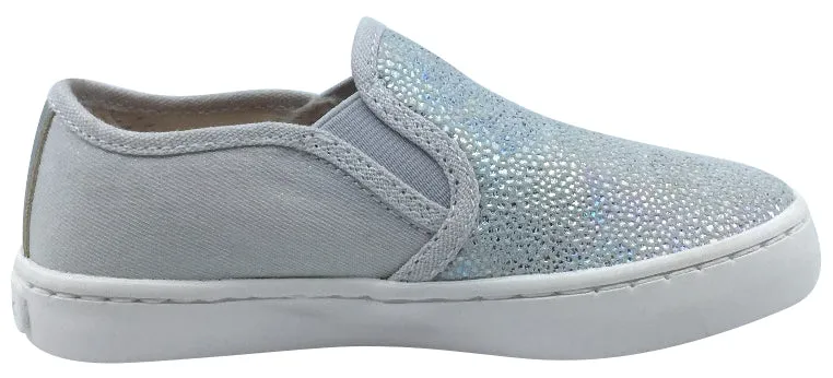 Geox Girl's Kilwi Grey and Silver Slip On Sneaker Shoe Asics Conviction X 2 Running Shoe