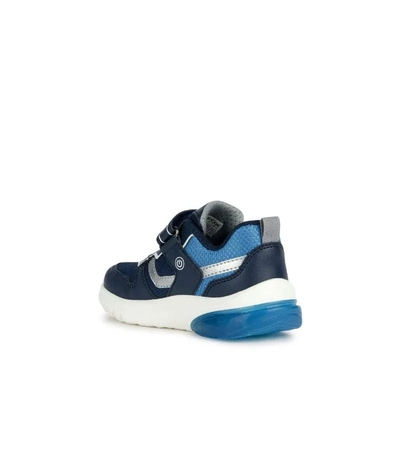 Asics Holiday Shoes Geox Junior Boys Navy Runners J36LBC