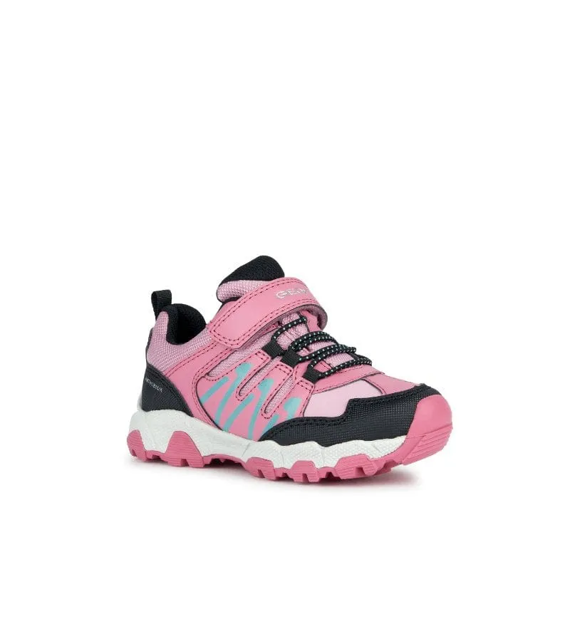 Geox Junior Girls Pink Runners J264LA Asics Gt 4000 Running Shoes