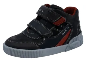 Geox Kilwi Dark Grey Black Suede Hook and Loop Boy's Hightop Asics Split Second 9 Wrestling Shoe
