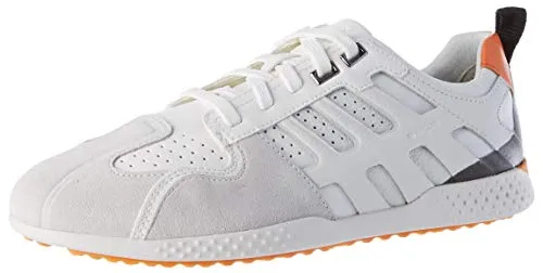 Geox Men's U Snake.2 B Sneaker, White Off White, 6.5 UK History Of Asics Running Shoes