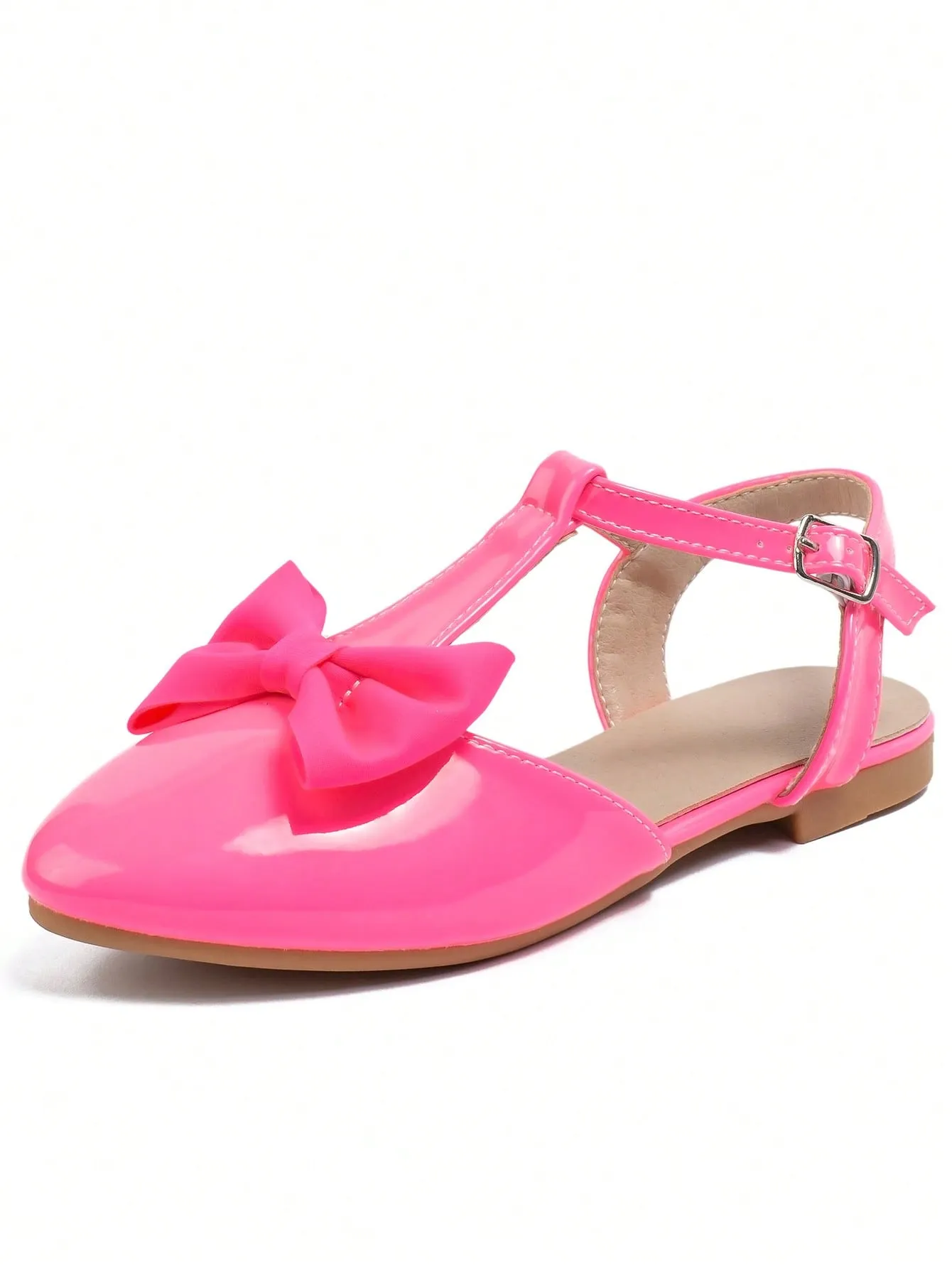 Asics Shoes Uae Girls Bow Decor Point Toe Ankle Strap Flats For Party