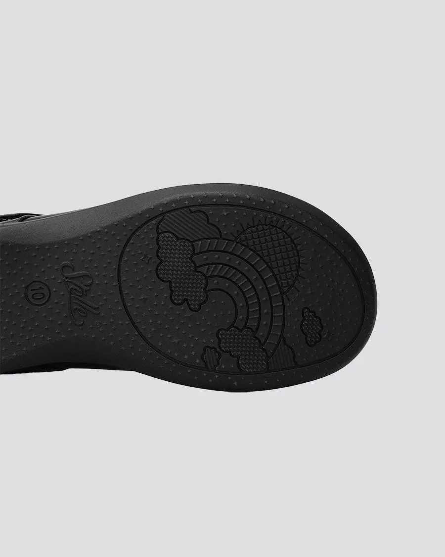 Girls Uniform Mary Jane Shoes with Perforated Trim Best Asics Shoes For Weightlifting