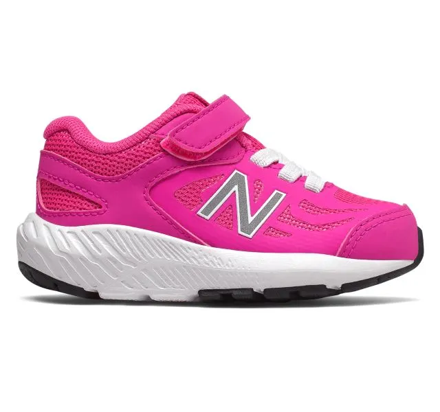 New Balance Women's 840 V5 Running Shoe Girls Velcro 519 Running Shoe (Infant/Toddler) Hot Pink