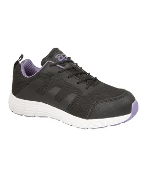 Insulated Work Boots At Walmart Grafters Womens Black Nylon Mesh Safety Trainer Shoes