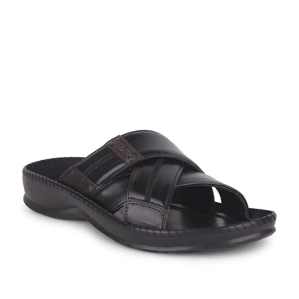 Creeper Slippers Healers Black Casual Slippers For Men STARC-2E By Liberty