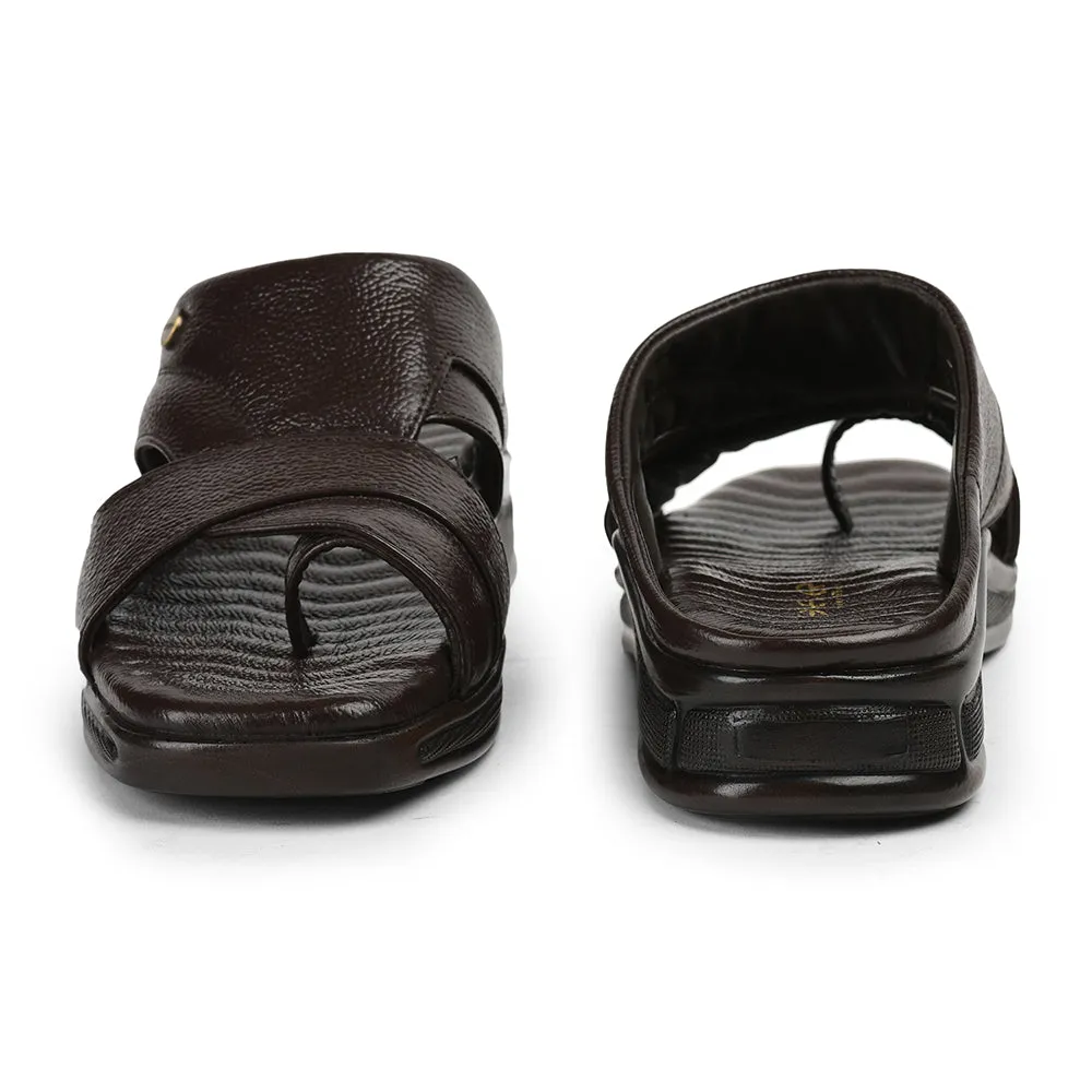 Healers By Liberty Men 2050-802 Brown Casual Slippers Comical Slippers