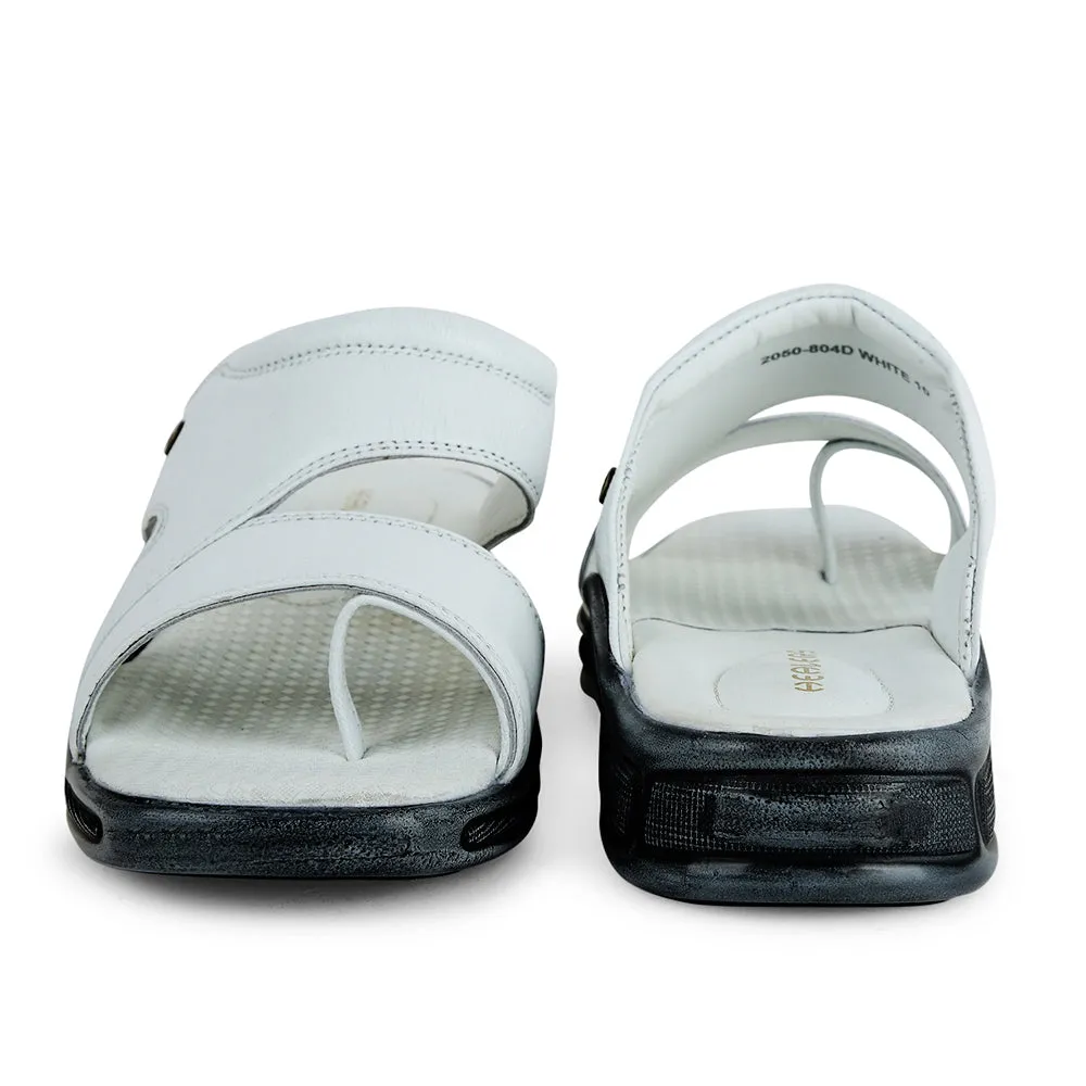 Healers by Liberty Men 2050-804D White Casual Slippers N-a-p Brookstone Slippers