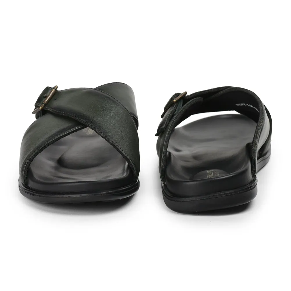 Healers By Liberty Men SOFT-1 Olgreen Casual Slippers Vintage Boudoir Slippers