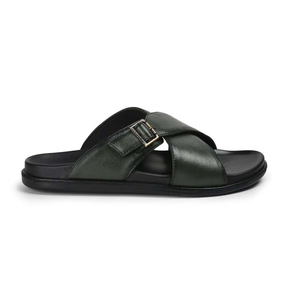 Healers By Liberty Men SOFT-1 Olgreen Casual Slippers Pearl Slides