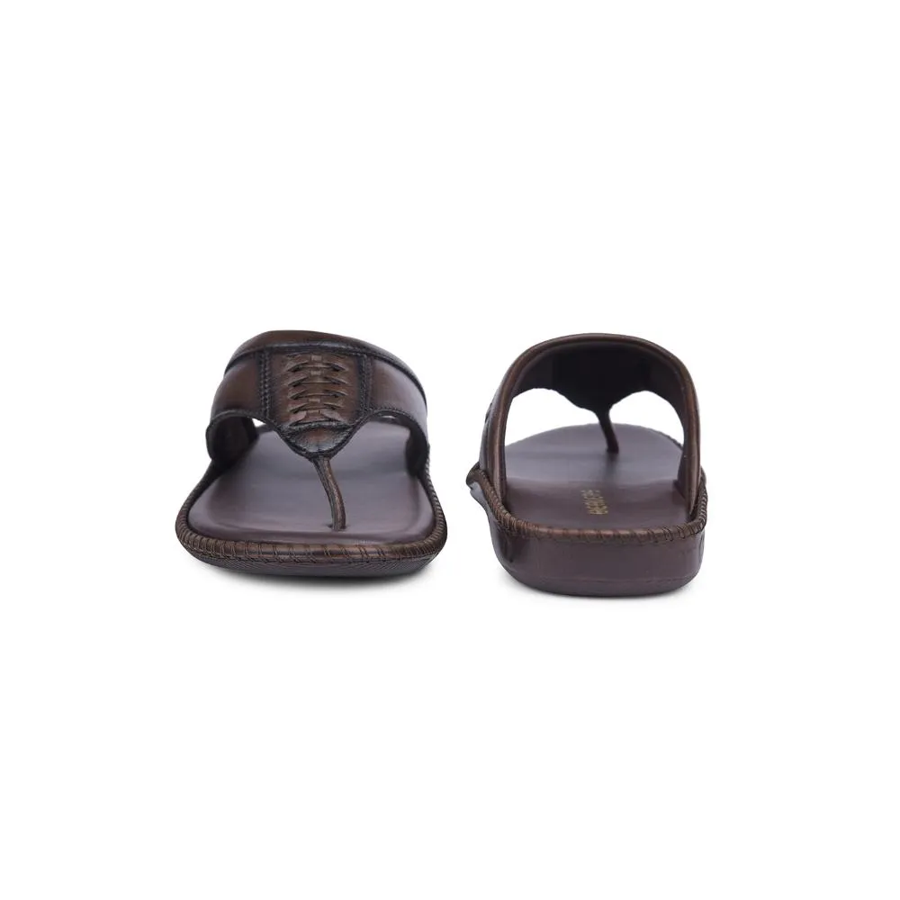 Healers By Liberty Mens VCL-102 Brown Casual Thong Emu Australia Slippers