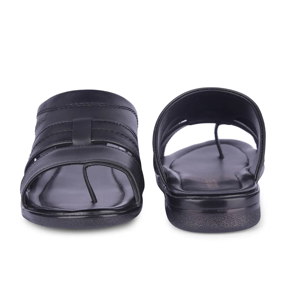 Healers By Liberty Mens ZUNAIRIO-E Black Casual Slippers North Face Insulated Slippers