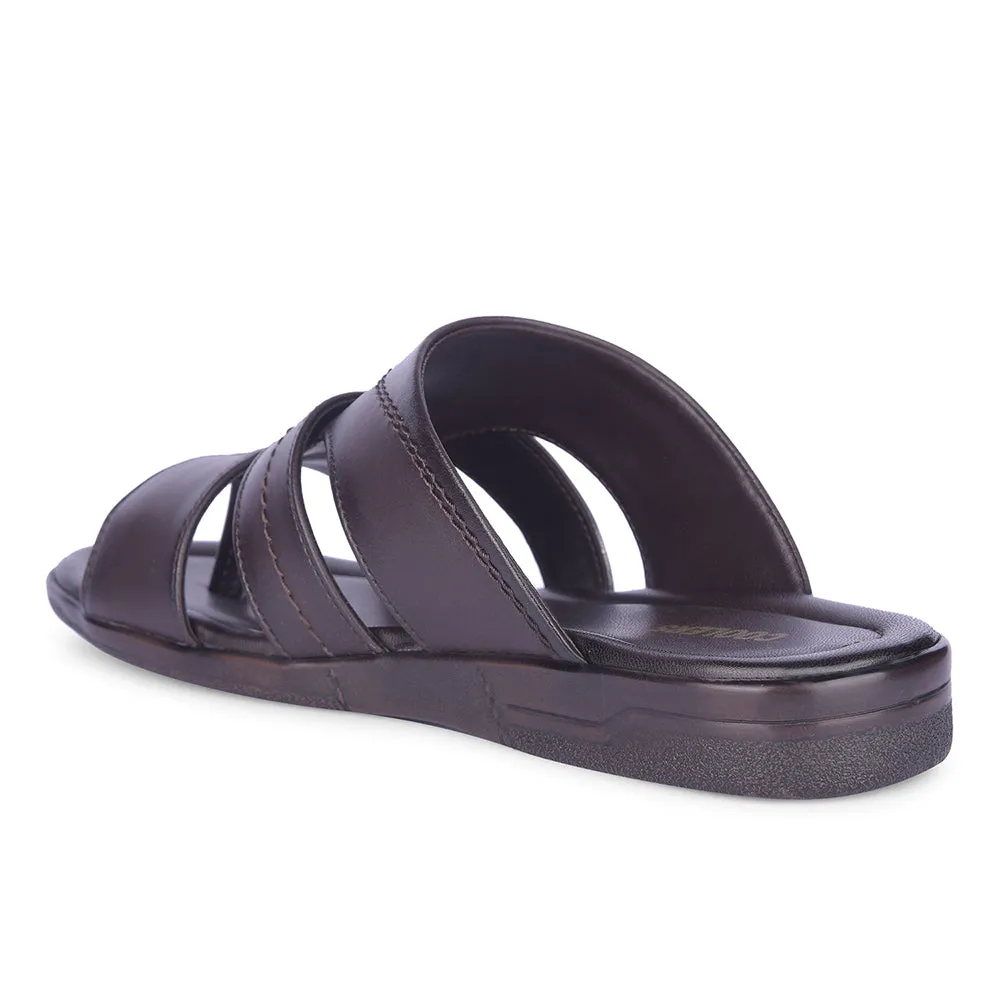 Healers By Liberty Mens ZUNAIRIO-E Brown Casual Slippers Comfty Slippers