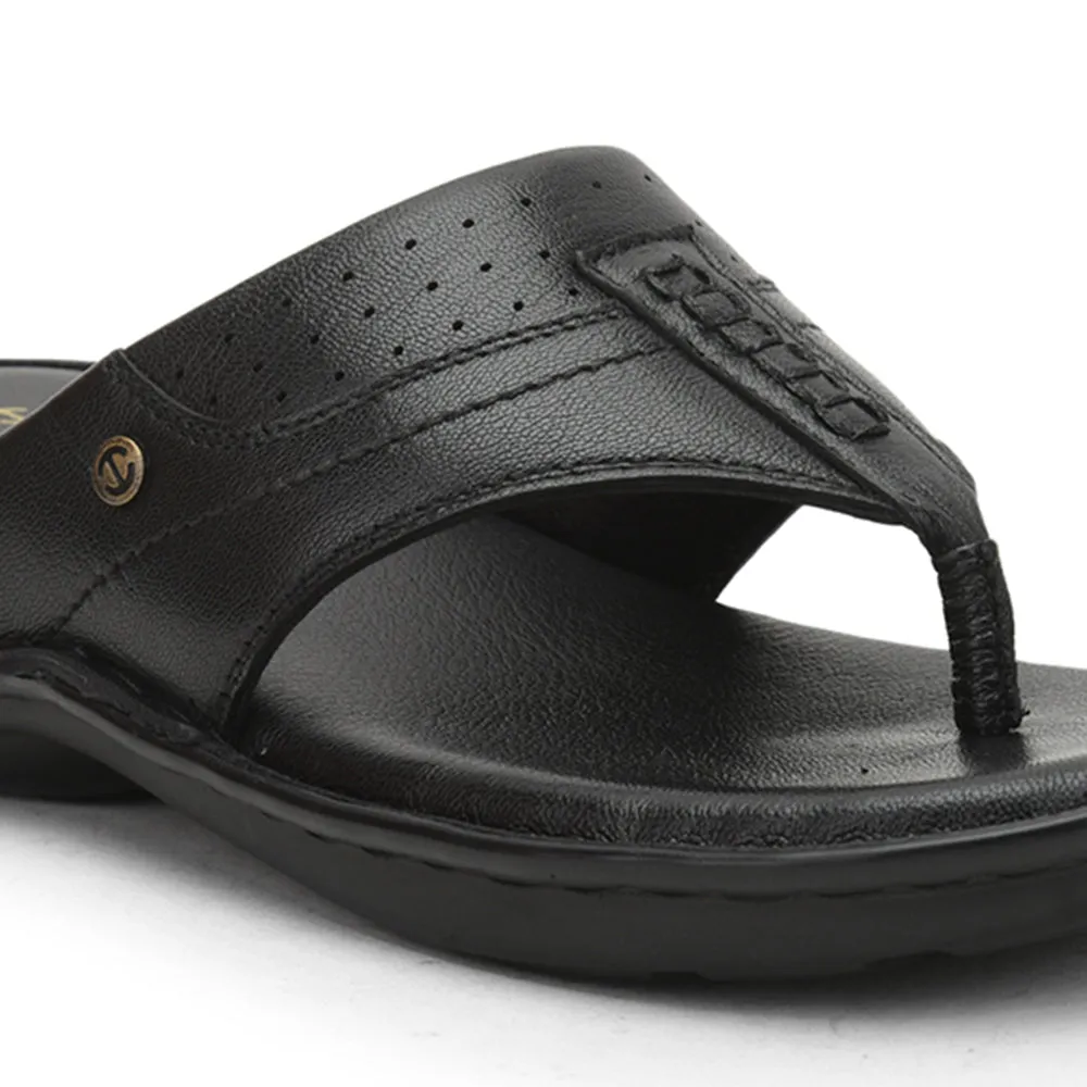 Healers Casual Slipper For Men (Black) ER-56 By Liberty Slippers For Couples