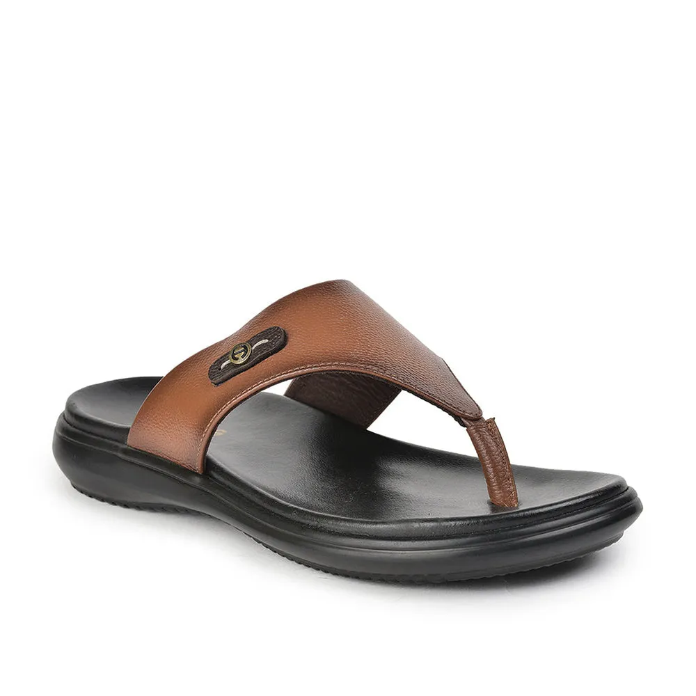 Fun Slippers Healers Casual Tan Slipper For Men MDL-05 By Liberty