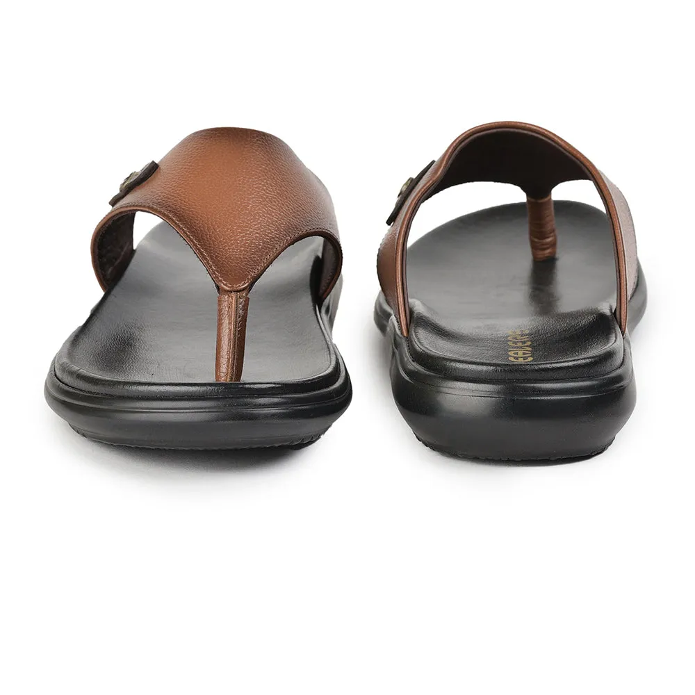 Healers Casual Tan Slipper For Men MDL-05 By Liberty Best Wool Slippers With Arch Support